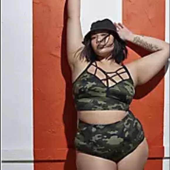 SOLD! TORRID camo 2 piece swim suit - Picture 5 of 5